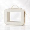 Game Tile Carrying Case Lightweight PU Mahjong Storage Pouch with Zipper Compact for Nights