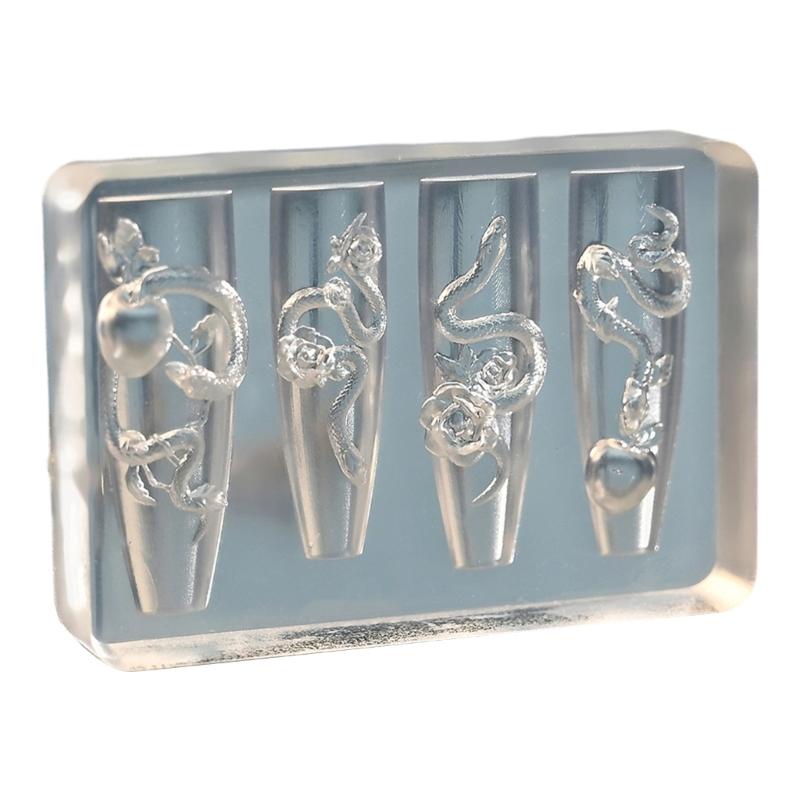 

Detailed Nail Crafting Mould With Gothics Candleholder Pattern for Unique Nail Accessories 1