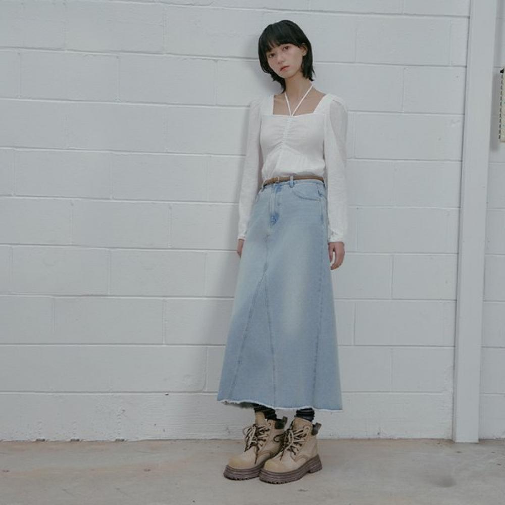 Cutting Split Wash Skirt As1ds260