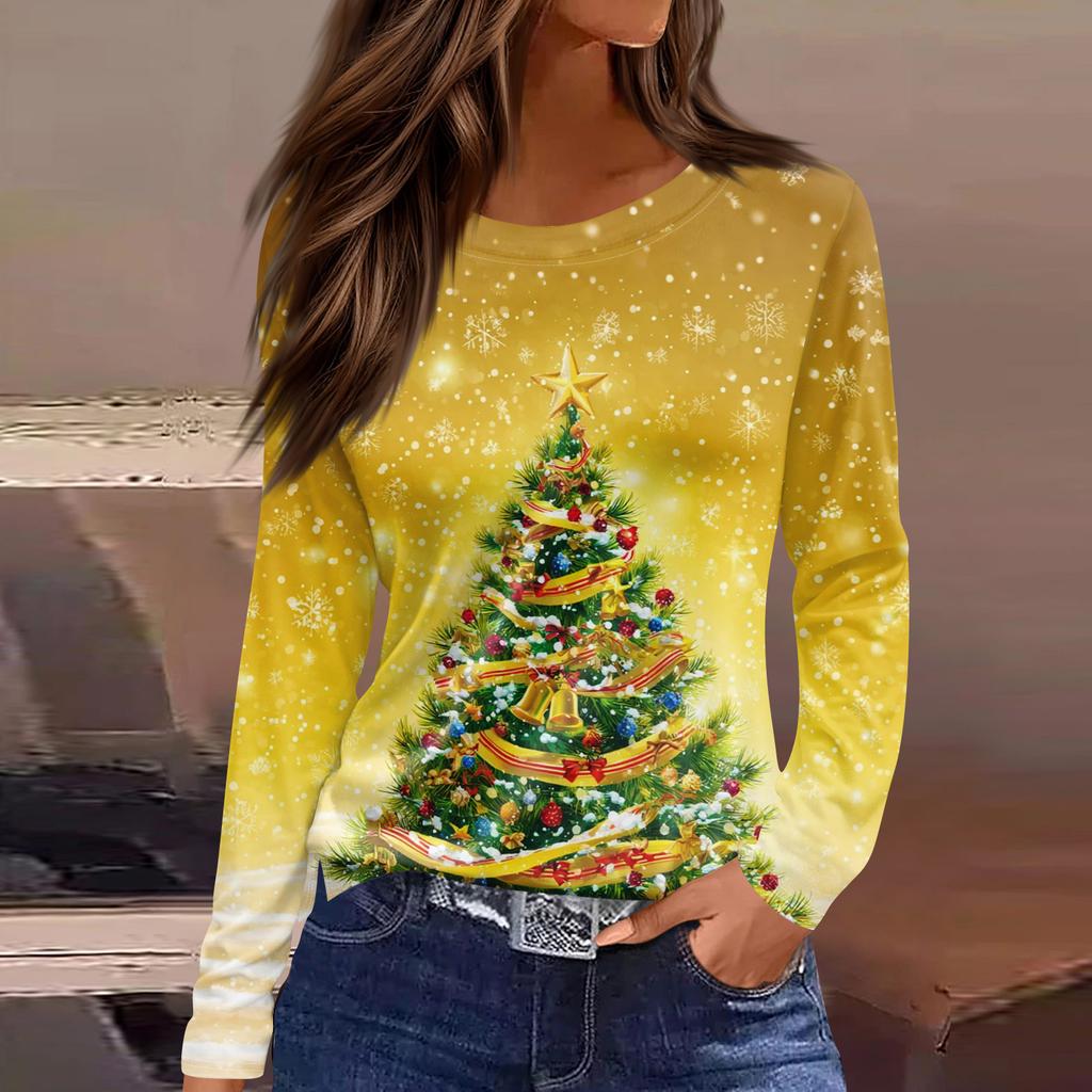 Womens's Fashion Casual Halloween Print V-neck Mid Length Pocket 3/4 Sleeve Top