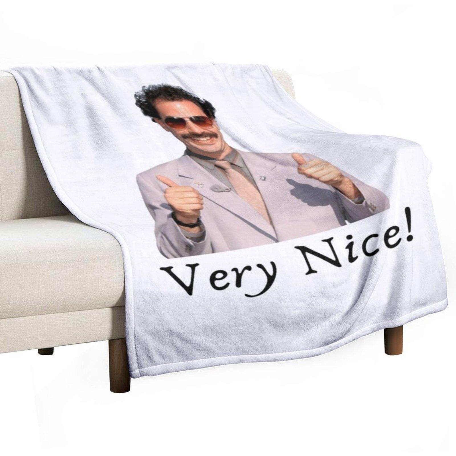 Borat Throw Blanket Soft Big Designers Luxury Designer Fashion Sofas Blankets 30x40in