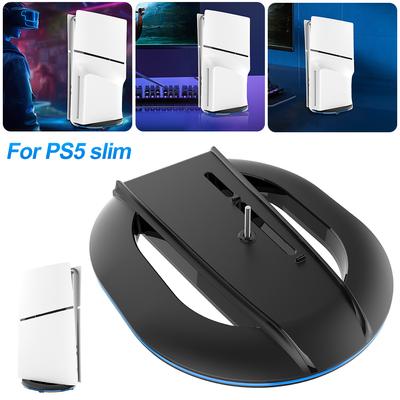 Vertical Stand For PS5 Slim Console Disc And Digital Edition Anti-Slip Holder For Cooling For Playstation 5 Slim Game Console