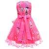 82993 Kid Girls Kpop Demon Hunters Sleeveless Bow Mesh Dress
