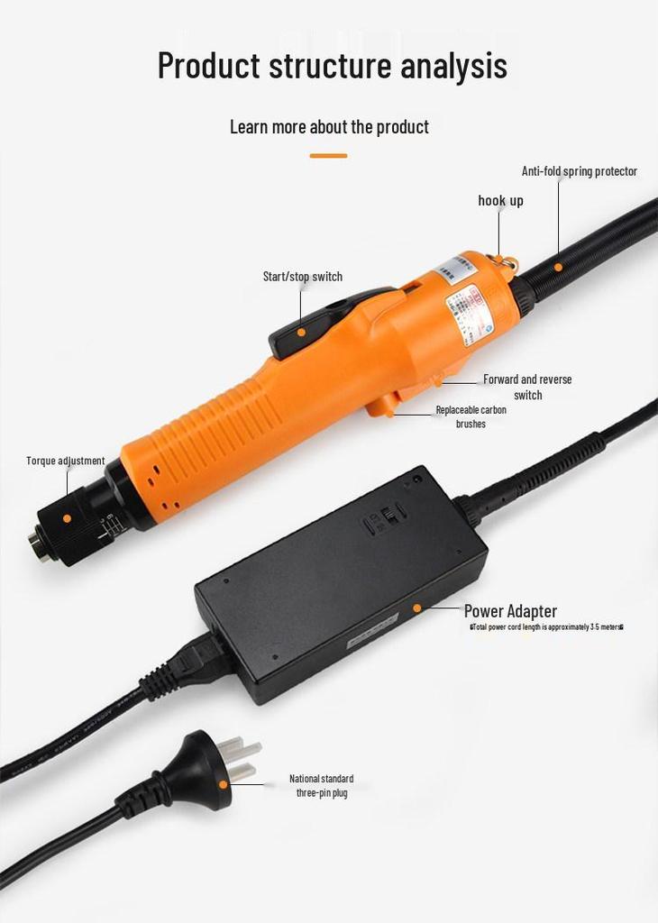 Qili Su Hand-Press Electric Screwdriver 3200/6200L/6600P/8000L