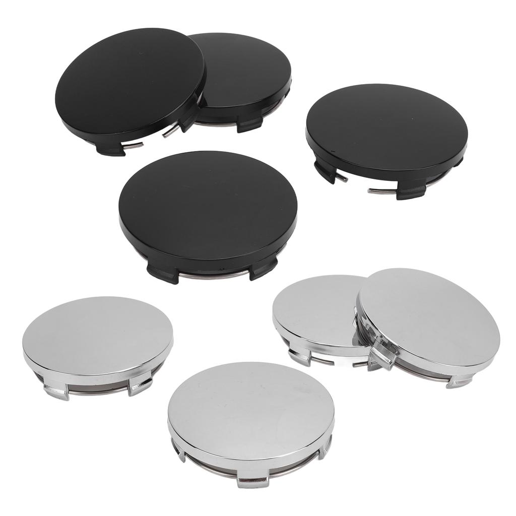 4PCS 60mm Car Wheel Center Hub Cap with Iron Stylish Wheel Tyre Center Rim Hub Cover