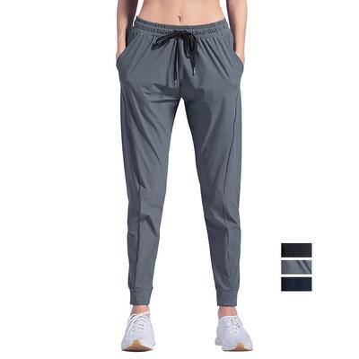 Drawstring Running Sport Joggers Women Quick Dry Athletic Gym Fitness Sweatpants Pockets Exercise Pants
