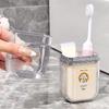 Cartoon Cute Portable Toothbrush Cup Travel Holder Simple Design Mouthwash Cup For Business Trips Home Camping