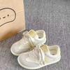 Thick-soled cute niche yellow shoes, new German training board shoes, style campus