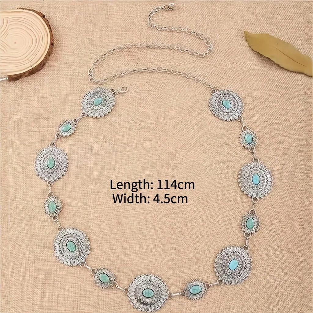 European and American Light Luxury Ethnic Style Pearl Waist Chain Retro Waist Chain with Skirt