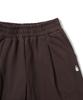 GAKKAI UNIONS Single-Pleat Wide Sweatpants Brown