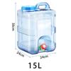 5-25L Tragbarer Wassertank Haushalt Großes Fassungsvermögen Wasserspeicherbehälter Wasserkanister für Outdoor-Camping