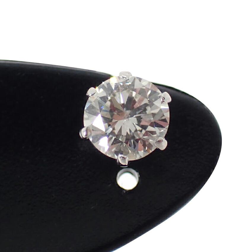 K18WG Diamond 0.387 Earrings (One Side) / j23-1