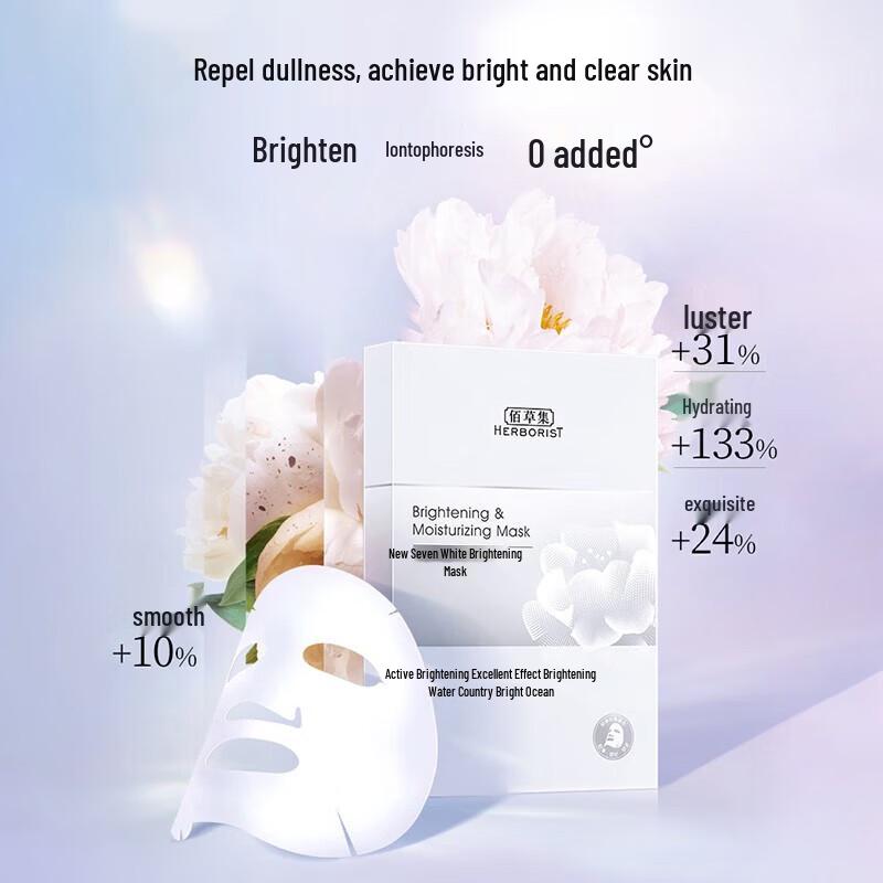 Bai Cao Ji New Seven White Milk Skin Brightening Mask