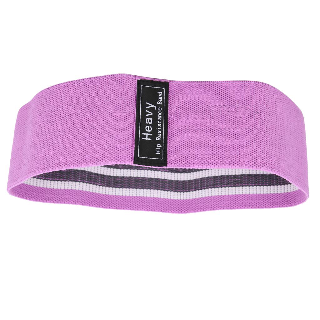 Yoga Hip Resistance Band Set Portable Fitness Elastic Band Women Squat Loop Body BuildingPurple