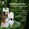 1 Stück Schildkröte Eidechse Schlange Reptilien Heizlampen 13W/26W UV-Strahlen Energiesparend Terrarium Sonnenplatzlicht 5.0 10.0 UVB Reptilienlampe
