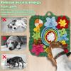 Haustier Schnüffelteppich Interaktives Futterpuzzle Anti-Rutsch Hunde Schnüffelpad Fördert Natürliche Futtersuchfähigkeiten Geruchstraining & Langsamer Fresser