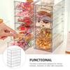 Transparent Desktop Storage Box Drawer ganizer Plastic Desk ganizer Tabletop Storage Case Multi Function Storage Boxes Bins Home