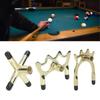 3PCS Pool Bridge Head Reusable Aluminium Alloy Billiard Cue Bridge Head for Billiard Pool Cue Stick