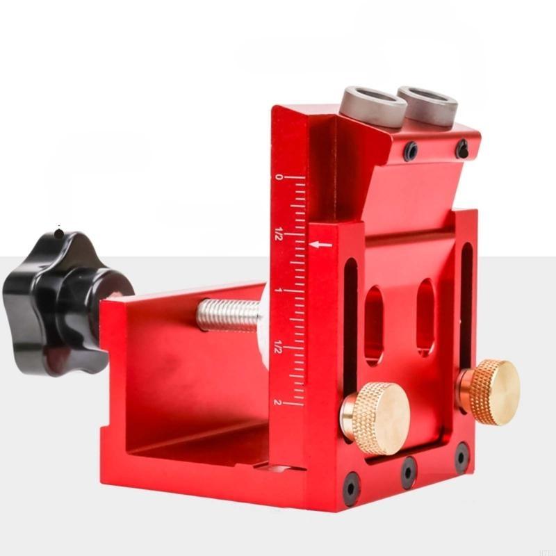 H7EE Oblique Hole Locators Woodworking Positioners Drill Bit Pocket Hole Jig Set