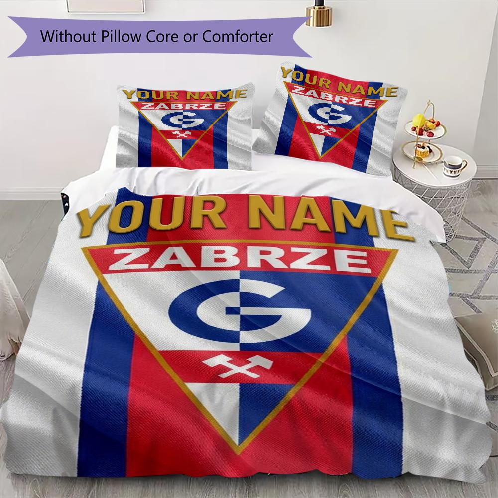 Custom Name Zabrze G 9 Bedding,Quilt Set Quilt Cover Pillowcase Home Birthday Gift(1 * Duvet Cover + 2 * Pillowcase, Without Core)_xia