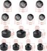 Oil filter wrench, fuel filter removal tool compatible with various vehicles, including 24 27 29 30 32 36 38mm oil canister socket - 7 pack