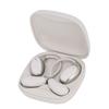 Language Translator Earbud Beige Color Bone Conduction Real Time Voice Translator Earbud