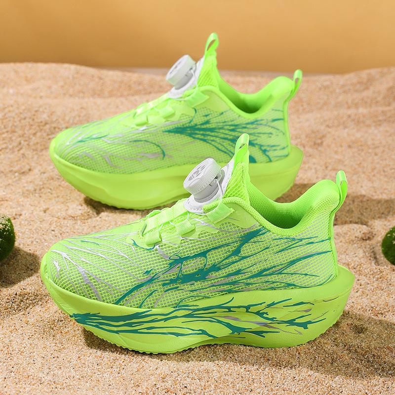 Kids' Lightweight Double Mesh Breathable Sneakers - Spring/Autumn 2025 Non-slip Soft Sole Running Shoes