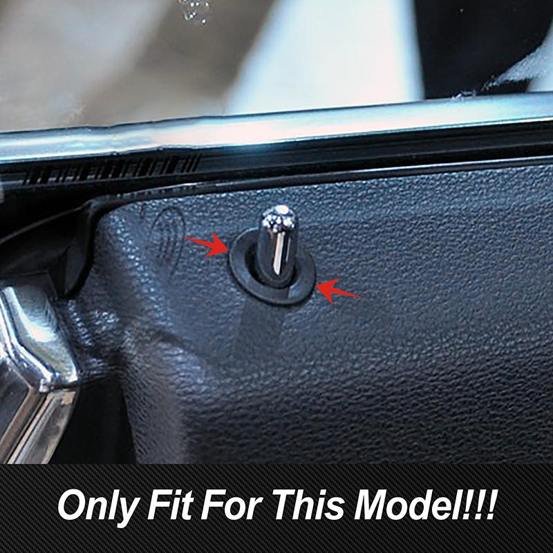 For Mercedes Benz E Class Coupe W207 C207 2009-2013 Car Door Lift Pin Bolt Circle Frame Decoration Sticker Interior Accessories