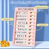 Detachable Daily Planner Memo Plastic Self-discipline Checklist Multi Purpose My Chores Checklist