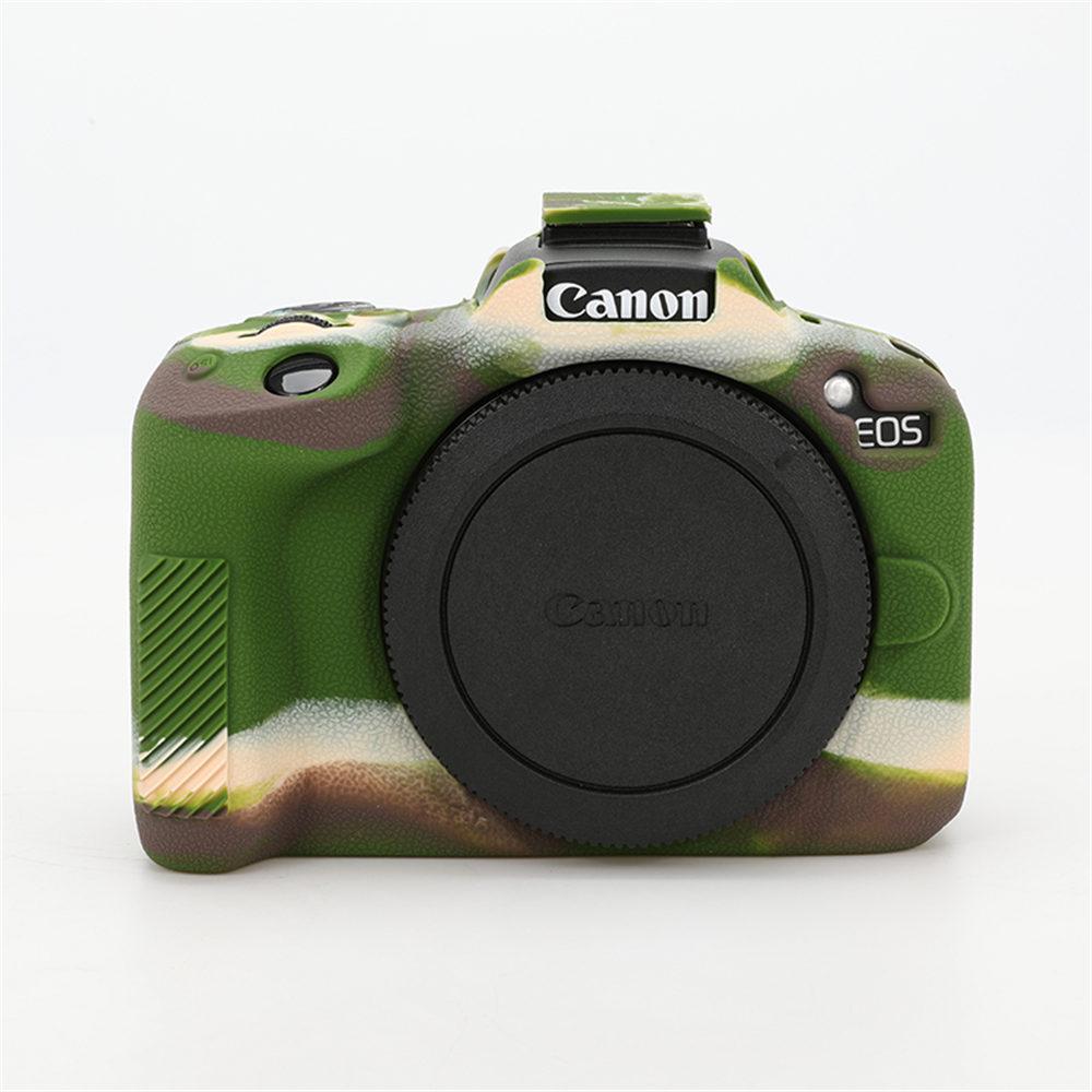 Litchi Pattern R50 Soft Silicone Case Armor Camera Body Cover For Canon EOS R50 EOSR50 Digital Camera Skin