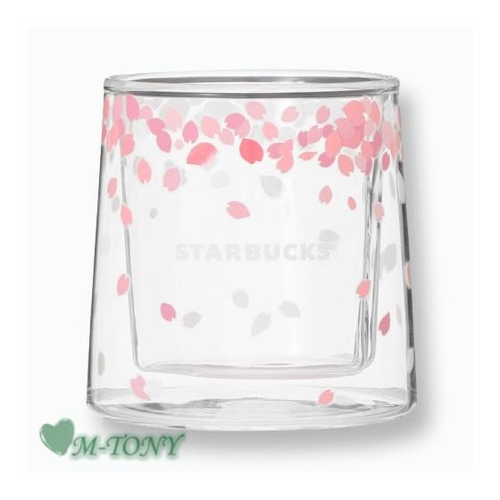 Starbucks SAKURA 2022 Heat Resistant Glass Petal Sakura 237ml Starbucks/Tumbler/Starbucks Tumbler/Starbucks