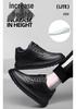 Men's 8cm Invisible Height Increasing Shoes - Breathable White Outdoor Sports & Casual Sneakers