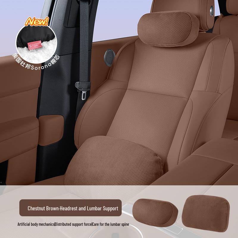 Ideal Car Headrest: i6i8/L6L7L8L9 MEGA Neck and Lumbar Support Cushion