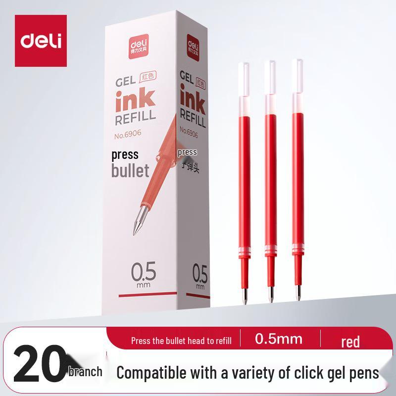 De.li Morning Light Press Gel Pen Refill K35/S01 - Signature Office Water-Based Pen Refill