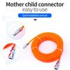 10M/20M Pneumatic Air Tube Compressor Hose Straight Connector High Pressure Flexible Pipe