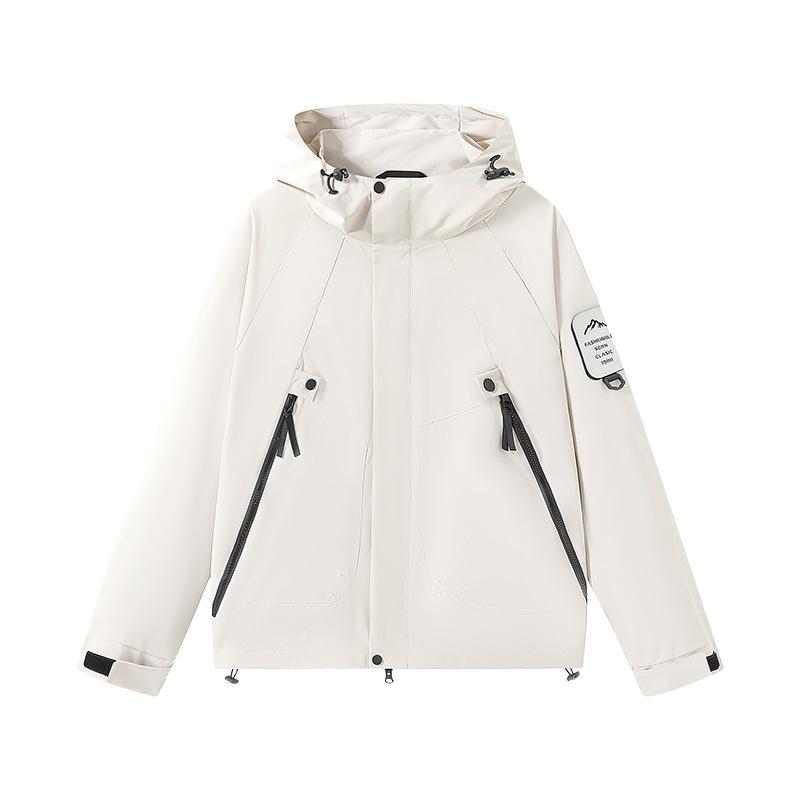 Couple Three-proof Jacket Spring and Autumn Outdoor Men and Women Jacket Windproof Waterproof Wear-resistant Hood