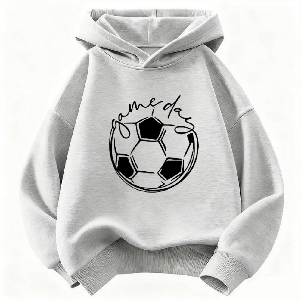 

Funny Game Day Football Hoodie Children s Sweatshirt Hoody for Boys Girls Casual Hoodies Hip Hop Clothes 110