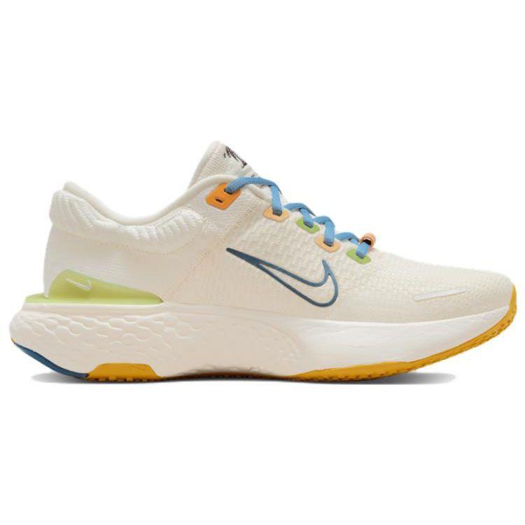 Nike ZoomX Invincible Run Flyknit 2 Sail Hot Curry Men Sneakers Cream Worn-Blue DV1745-181