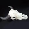 Delicate Skull Hallowed Cave Terrarium Hideouts Goat Head Shape Aquarium Decors