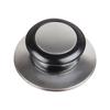 1PCS Stainless Steel Cookware Pot Lid with Screw Handle Utensil Pot Pan Lid Cover Kitchen Cookware Kitchenware