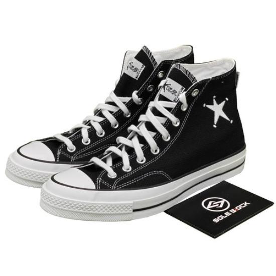 

Converse Stussy x Chuck 70 High Black A01765C EU 44 чорний/білий