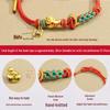 Handmade Zodiac Horse Red String Bracelet - Ethnic Style New Year Gift