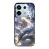 Cartoon Dragon Case for Xiaomi Redmi 10 10C 9C 9A 9i 9 Prime 9T 12 12C 10A K40 Pro Black Soft TPU Mobile Phone Bag Cover