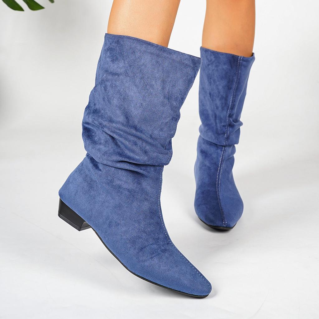 Anti-slip Shoes - New Style, Large Size, Fashionable Boots, Flat Bottom, Long Boots, Women's Shoes