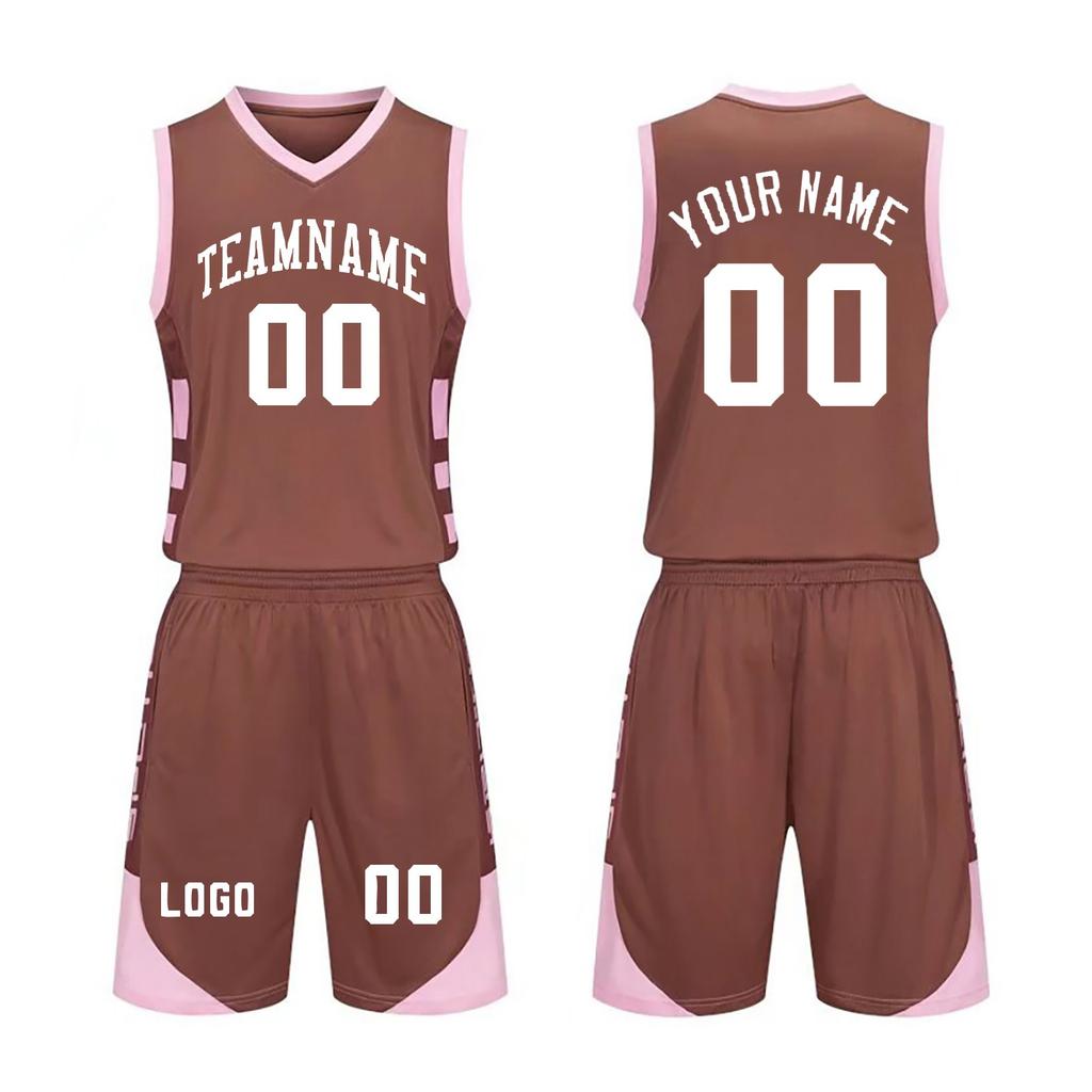 Customizable Basketball Set 2 Piece DIY Sports Uniform for Men Women