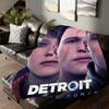 Spiel Detroit Become Human Decke Weich und Hautfreundlich für Sofa Bett Nickerchen Tagesdecke Ganzjahresdecke