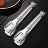 Food Tongs Anti-heat Easy To Grip Portable Stainless Steel Food Tongs Kitchen Utensils