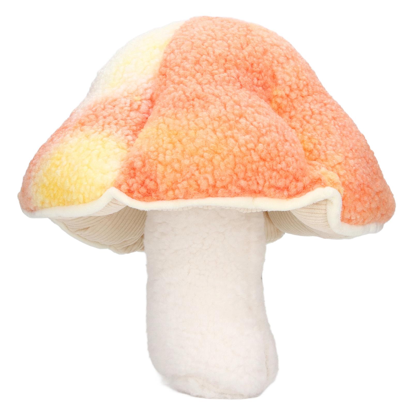 

Plush Mushroom Toy Soft Cute Lifelike Decorative Kids Gift Stuffed Pillow Toy for Boys Girls Purple