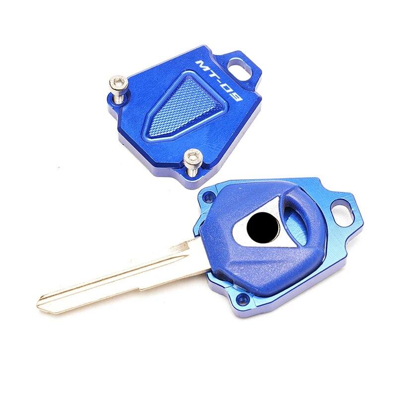 Motorcycle Accessories CNC Key Cover Cap Creative Products Keys Case Shell  For YAMAHA MT09 MT 09 FZ09 Tracer MT09 2014-