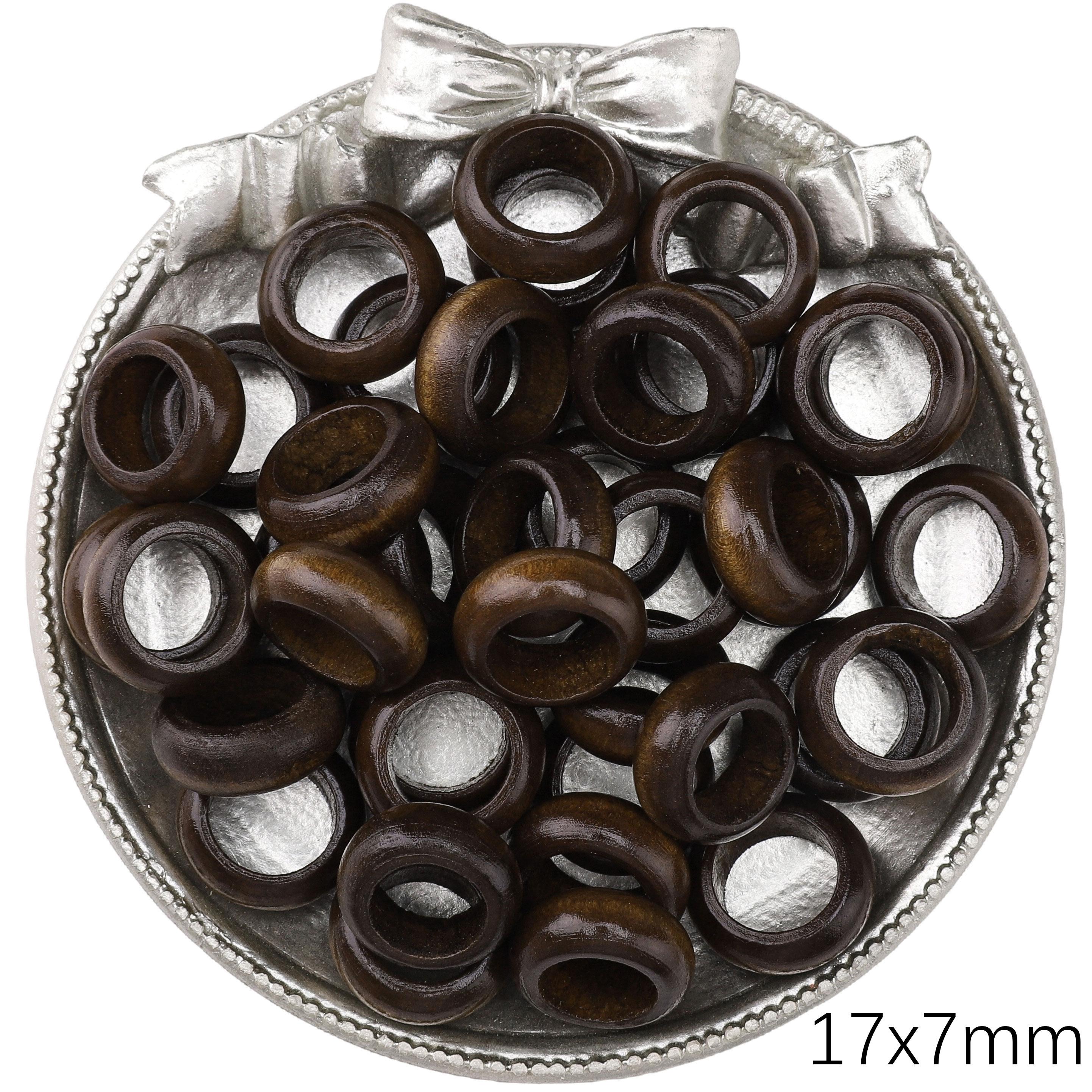 

Деревянные круглые бусины для изготовления украшений своими руками, браслетов, ожерелий Running ring 17x7mm 5pcs